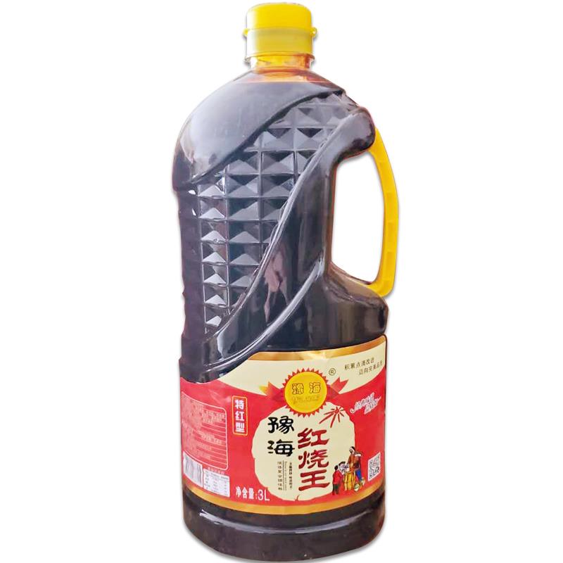 豫海红烧王3L特红型 红烧酱油老抽大桶 商用老酱油上色调味