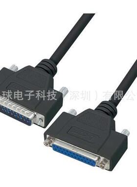 L-COM CSMNB25MF 优良模制25针屏蔽D-Sub线缆DB25公头/母头 现货