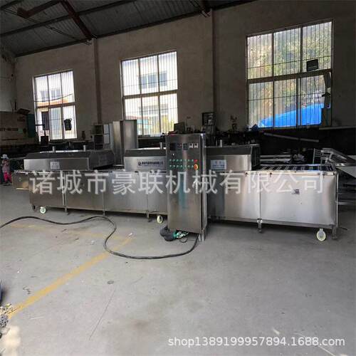 全自动烙饼机烙米面饼产量可定蔬菜饼尺寸可选实地考察
