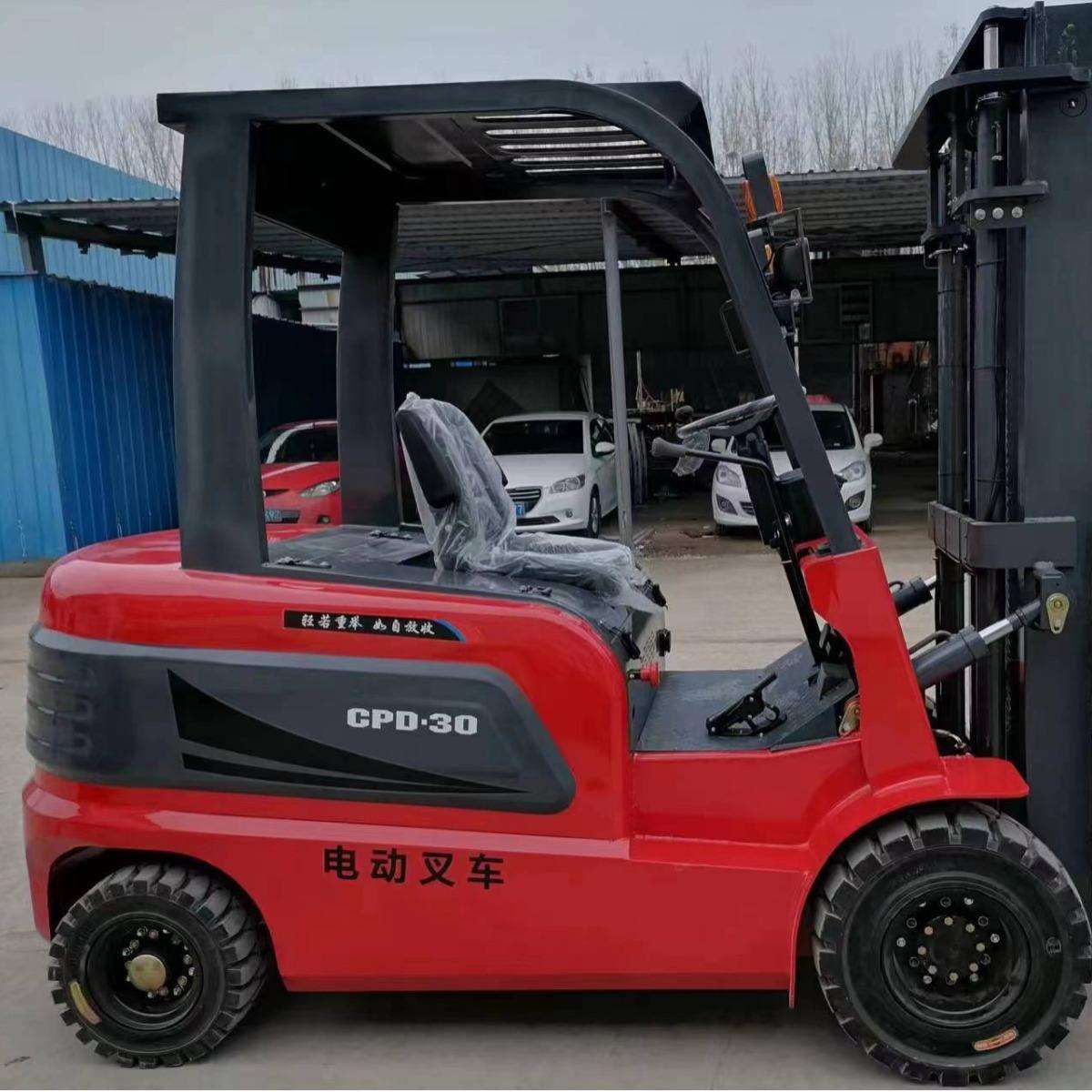 3吨电动叉车 座驾叉车 锂电叉车 全电动四轮叉车 平衡重电动叉车