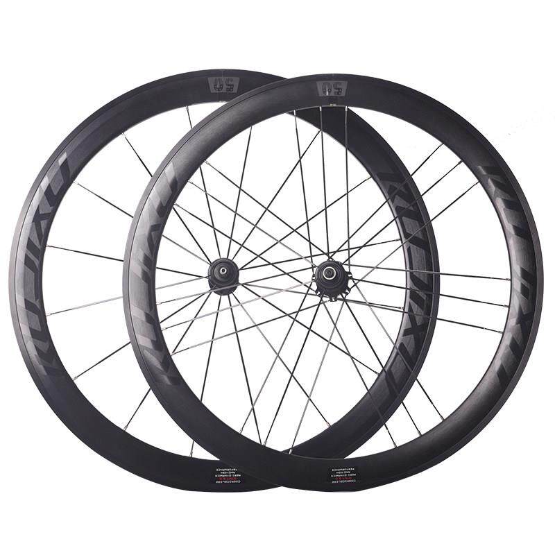 6爪700c公路车轮组120响30/40/50mm框高2:1g3编法V/C圈刹碟煞轮组