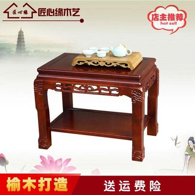 高档仿功古式茶桌实木整装茶几迷你小夫茶茶台中桌家用客厅小户型