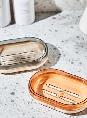 Creative New Double-layer Covered Soap Drain Box, Flip-top S