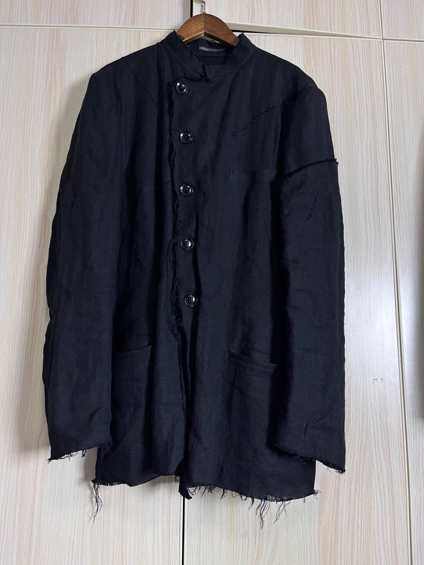 Yohji Yamamoto Triple Stand-Collar Jacket