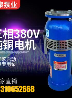 QSP喷泉水泵 户外大型音乐景观花园三相380V铸铁喷泉专用潜水泵