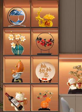 直销新款现代酒柜软装饰品招财摆件轻奢高档客厅玄关餐边电视柜家