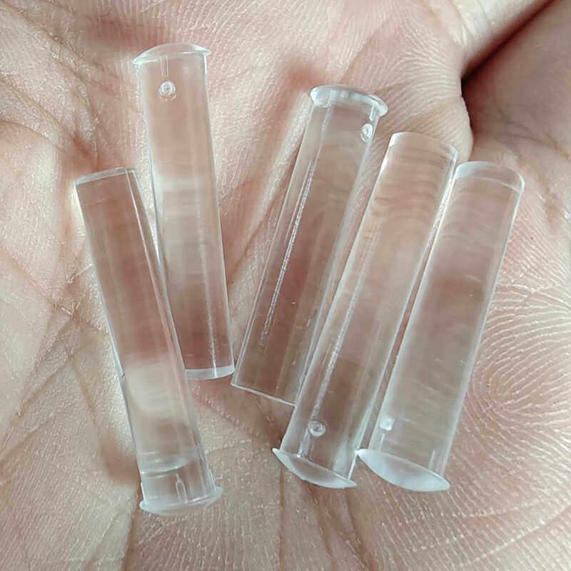 Ldt5.0-L透明5mm导光柱图钉式导光棒带卡标草帽导光柱Led透光柱