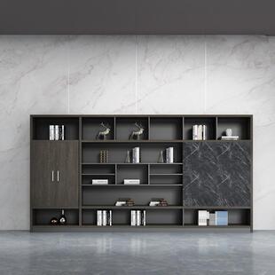 件柜质办公柜档案柜ZZ 玻 SG208资料柜子璃带锁储物柜落木地文板式