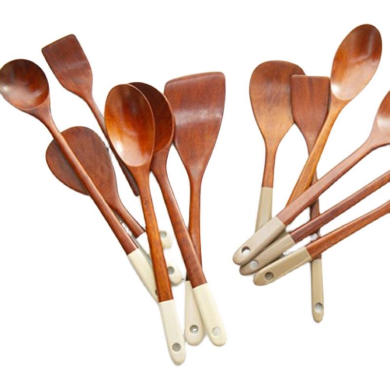 韩国进口铲子ins 欧风日韩式天然实木长柄不粘锅炒菜勺铲子木铲子