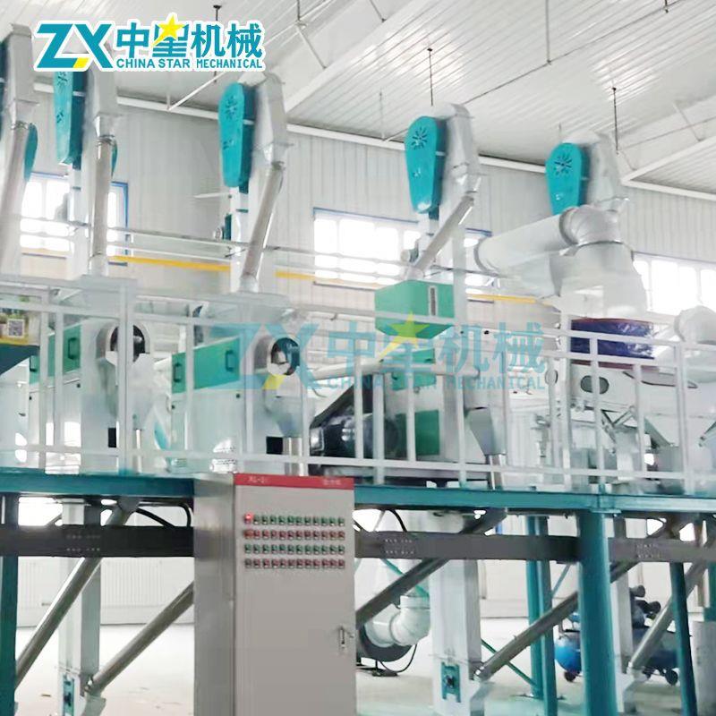 青稞藜麦专用大型脱壳清理机青稞加工去皂苷机去杂筛分机组