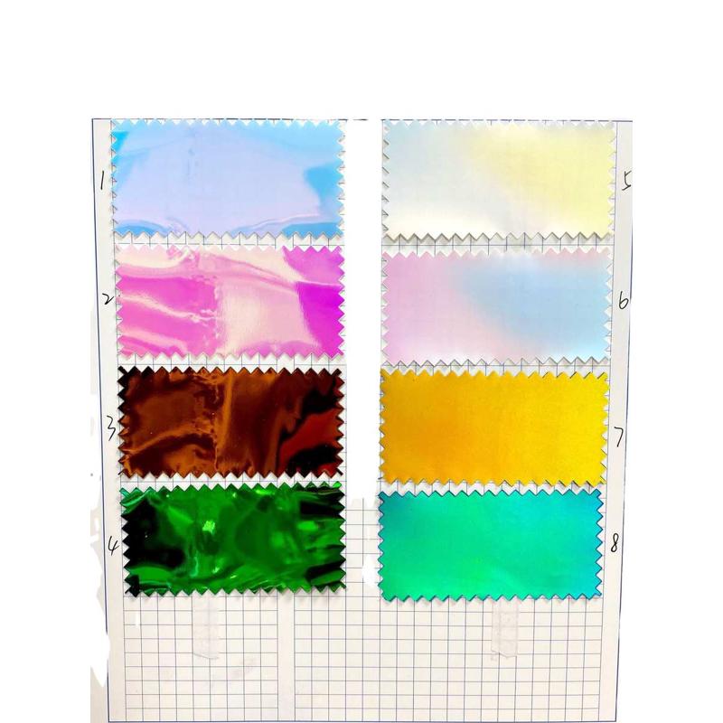 厂家批发 实色TPU幻彩膜 镭射软胶高弹性镜面么砂膜 手袋箱包材料