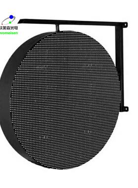 圆形led显示屏圆型laogo屏直径64cm双面p8户外led屏现货异形显示
