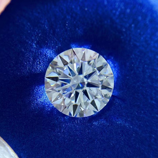 GIA证书0.5克拉F色VS2净度3EX无荧光天然裸钻可定制结婚戒指吊坠