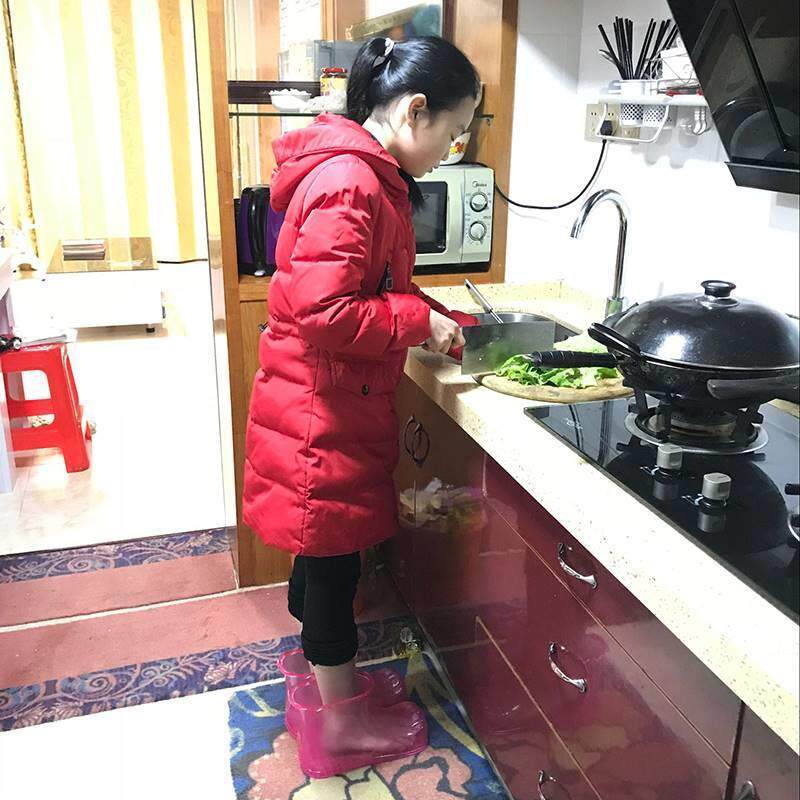 足浴鞋脚盆女泡脚盆足浴桶泡脚鞋高筒过小腿浸可挂式家用便捷洗脚