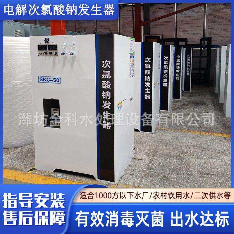 水厂改造升级电解次氯酸钠消毒设备一体式次氯酸钠发生器消毒设备