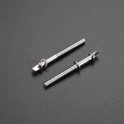 6 Pcs Tie Rod Drum Screws Bar Snare Lug Metal Replacement