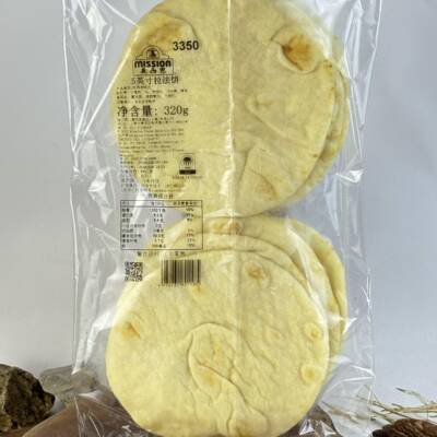 麦西恩5寸拉法饼 软式塔可迷你披萨饼皮拉法卷厚卷饼拉法堡肉夹馍