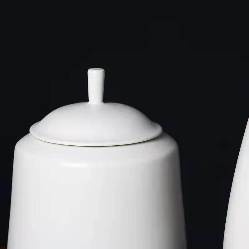 新中式现代 简约创意台面花瓶摆件储物罐酒柜装饰品样板房间摆件