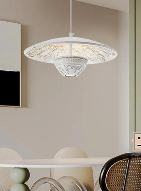 法式餐厅吊灯吧台岛台灯服装店白色卧室床头装饰灯北欧奶油风灯具