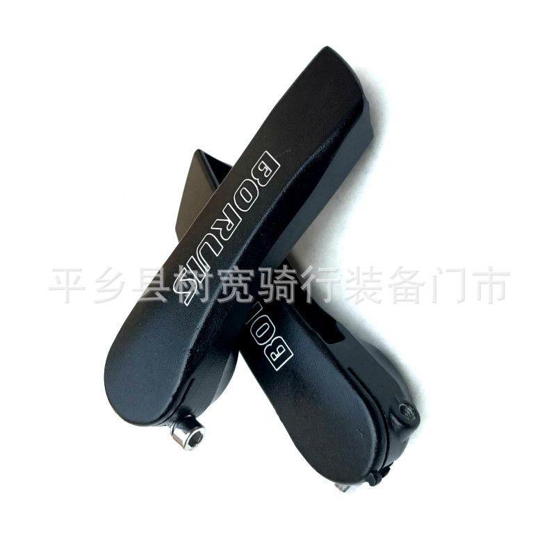 自行车山铝副把地车合铝金副把防滑套牛扶角把刀型付把羊角把小付
