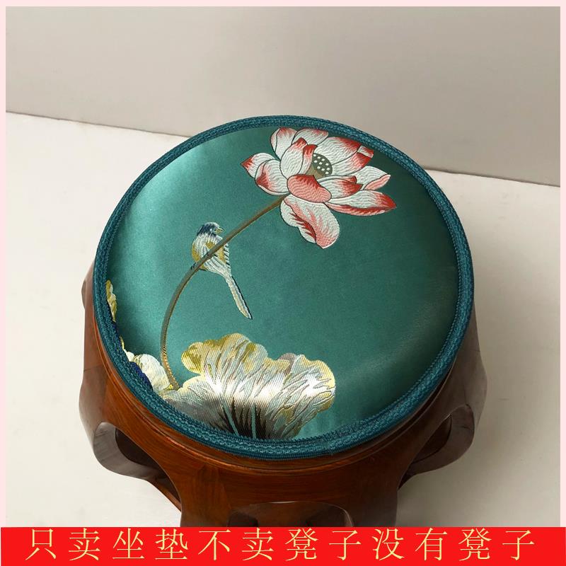 防滑自吸式圆形坐垫圆椅加厚垫子四季圆垫子椅垫垫屁股垫圆板凳垫