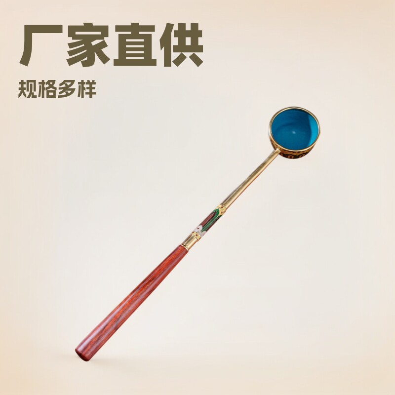 厂家直供浴佛勺浴佛节用品浴佛盆九龙喷水浇水淋太子佛铜浴佛勺子