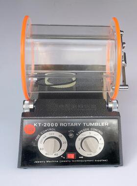 热销KT-2000滚筒抛光机首饰抛光机去毛刺抛光机定档调速定时