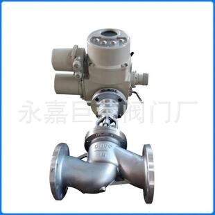 J941W 64P电动截止阀DN80法兰不锈钢截止阀流体阻力小