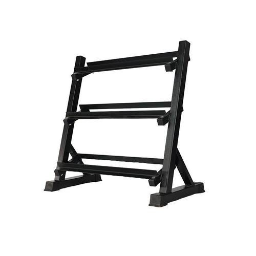 三层哑铃架子家用女士六角哑铃10付收纳架置物架商用立式储存架