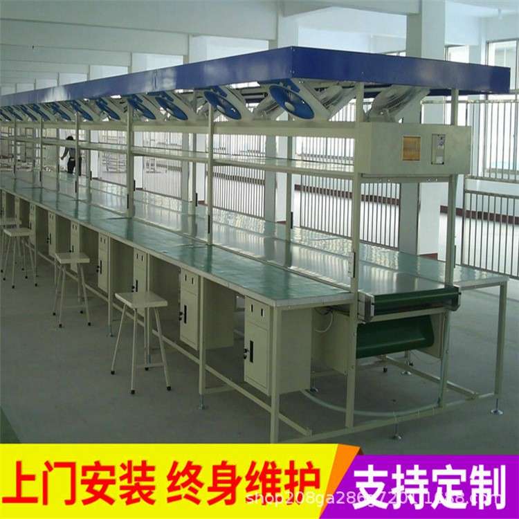 包装工作台流水线防静电操作台车间工作单双面工作台服装检验桌