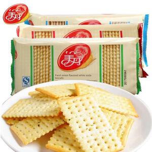 新北京美丹白苏打饼干248g芝麻味鲜洋葱味蔬菜味咸味早餐饼干零食