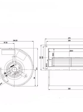 D2E133-AM47-01 D4E133-AH01-55 2GD835 D2E133-AM35-B4 离心风机