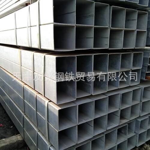 现货q235b热镀锌方管热浸锌黑铁钢材矩形管镀锌方通建筑钢管方形