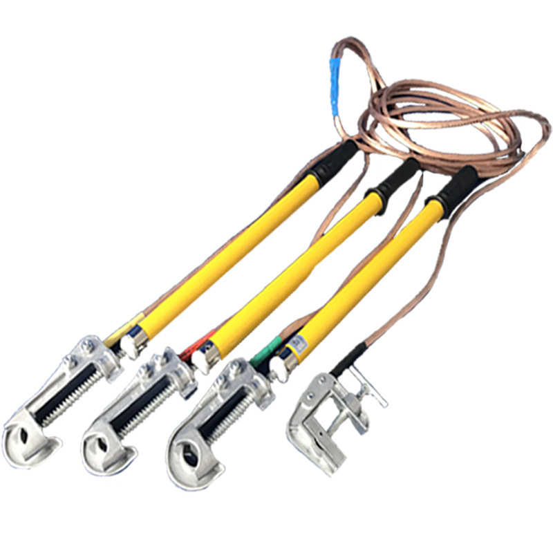 JDX-WS-330KV接地线3*6+6米35mm双簧棒接地夹1500V直流接地线优惠