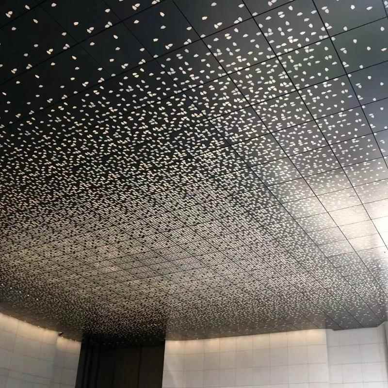 室内吊顶穿孔铝板星空艺术造型冲孔铝合金墙面氟碳烤漆冲孔铝单板