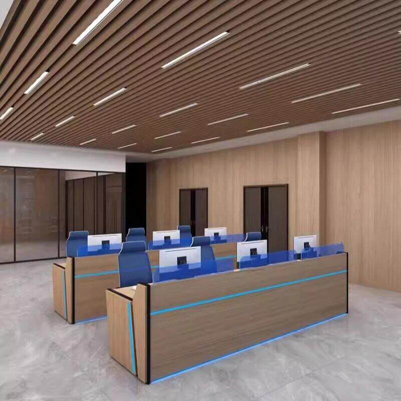 木纹指挥中心控制台电力调度台安防简约现代监控台中控室操作台
