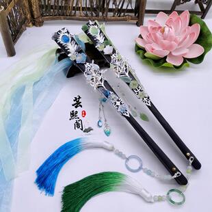 芸熙阁 天官赐福风师扇水师扇COS师青玄折扇风师娘娘发冠拍摄道具