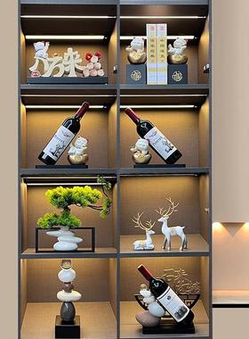 酒柜装饰品摆开件轻奢居高档客厅2502新款83530393套装家电视玻璃