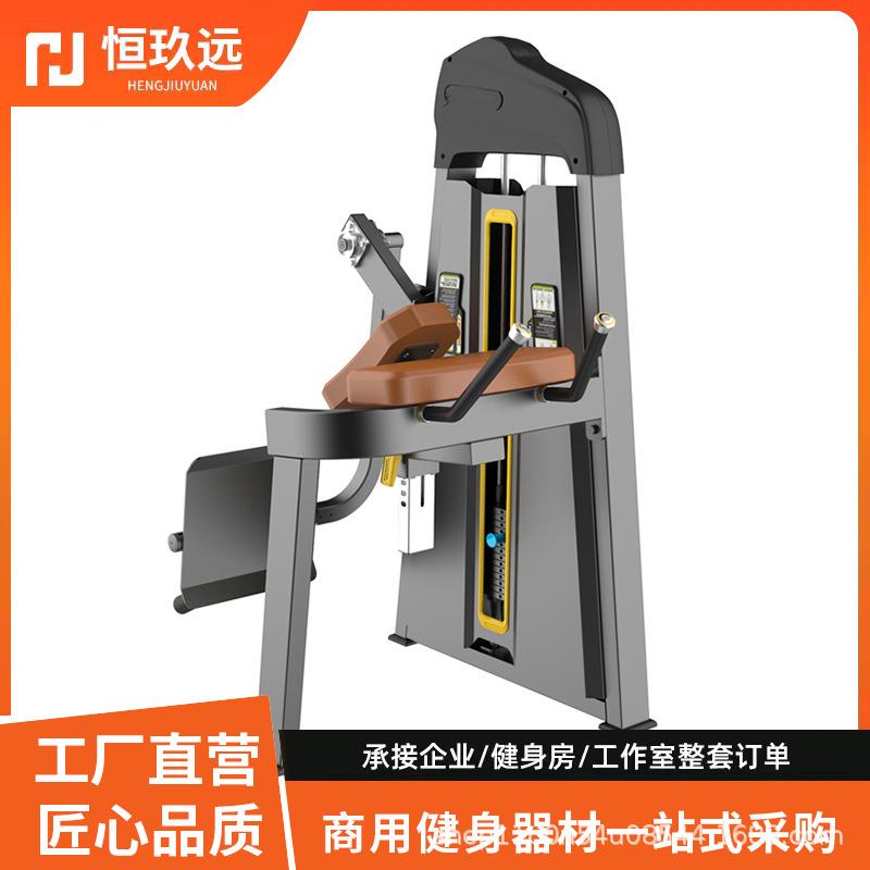 腿部肌肉力量训练器械 坐式转体运动健身房器材 商用后抬腿训练器