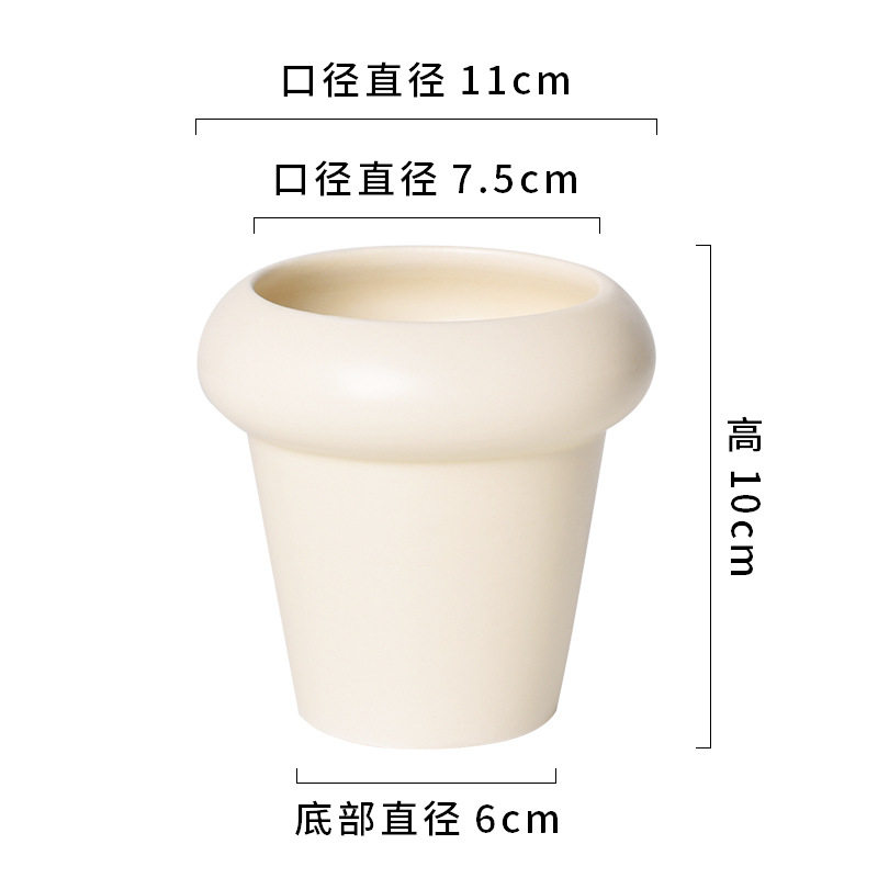 ins蝴蝶兰陶瓷花盆花盆兰花花瓶