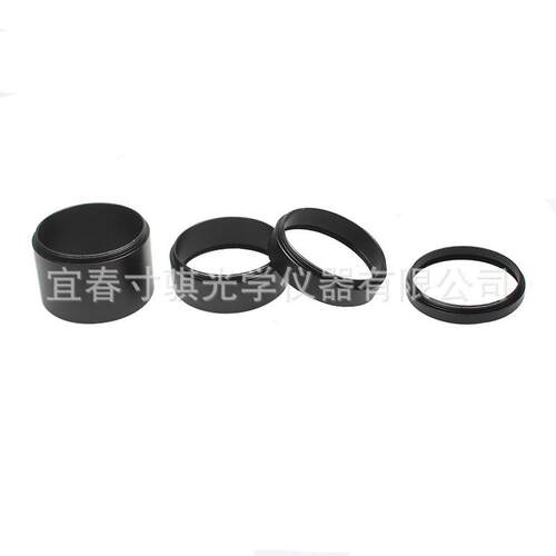 长度5mm+10mm+15mm+30mm 延长筒套装天文望远镜M48x0.75延焦环