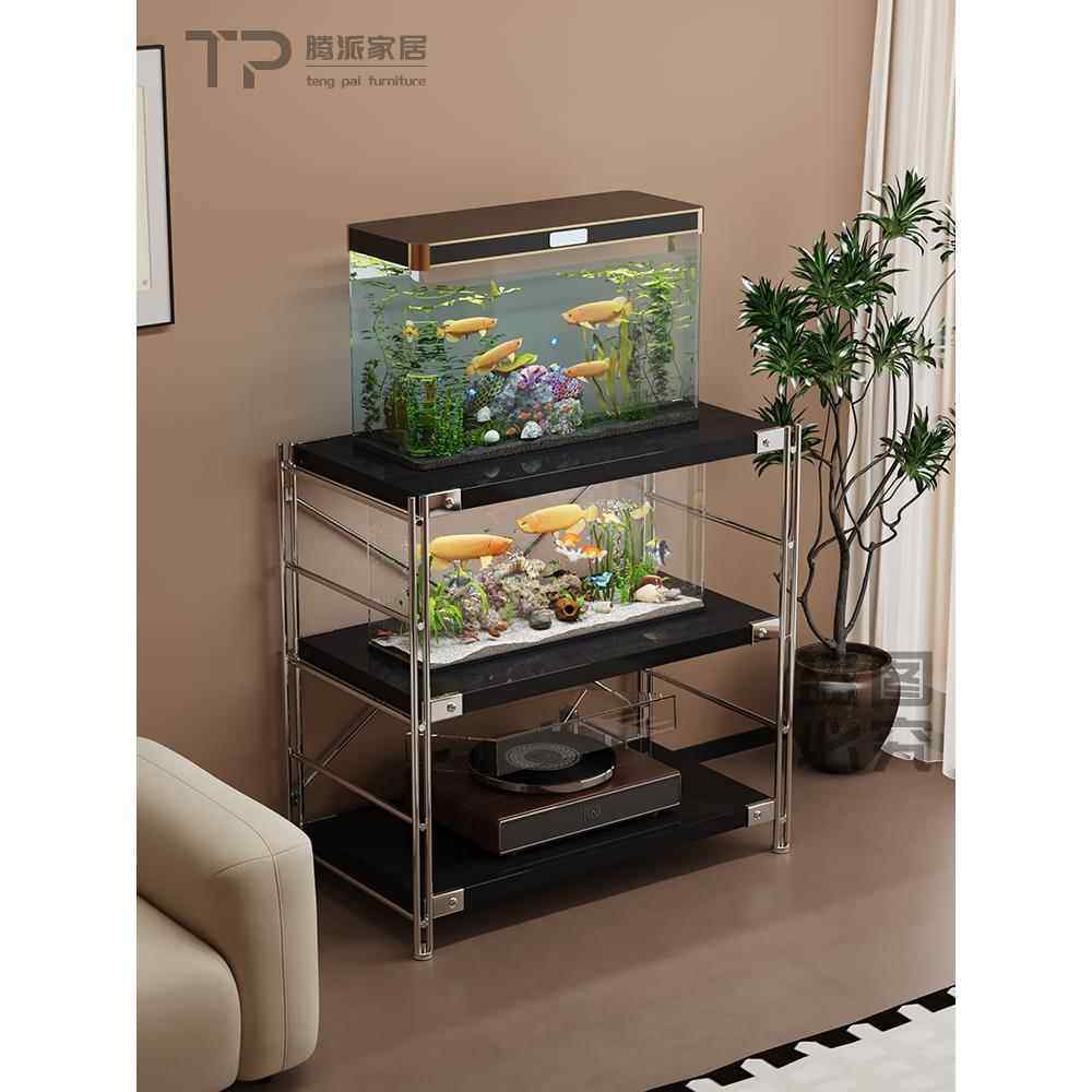 多层收纳架客厅落地式鱼缸架子置物架阳台鱼缸底柜家用植物摆放架,商业/办公家具,置物架/陈列架/储物架/展示架,淘宝优惠券,粉丝福利购,淘宝优惠卷