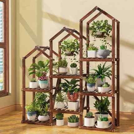 花架子阳台专架阶梯花木式多层置物室内花架实花无品牌/架花架实