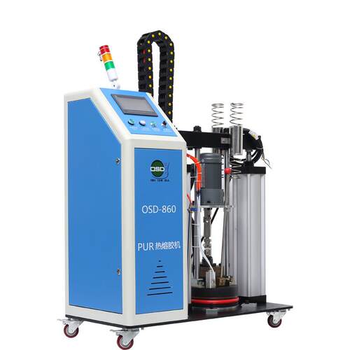 新全自款动OSD-860反应型PR热熔胶包机 可立式P覆UUR热熔胶包覆机