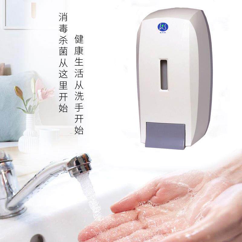 LKS壁挂手动按压皂液器酒店家用商用消毒洗手液分配器给皂器