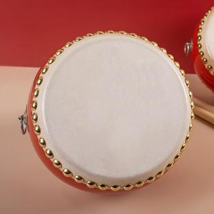 高档印度鼓牛皮鼓挎包鼓幼儿教园童玩具鼓小学锣鼓音乐乐室儿打击