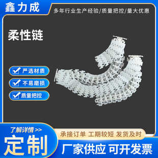 齿形链板输送带 柔性塑料链板输送机 现货供应柔性链 龙骨链条