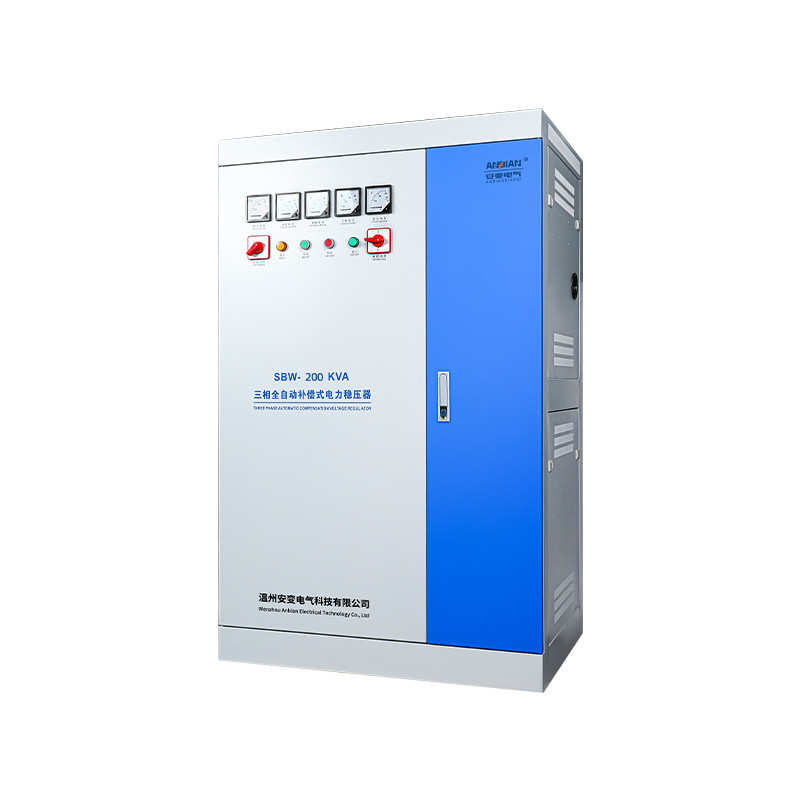 铜柱式三相380V大功率工业电力稳压器SBW-100KVA80KW50KA隧道工地