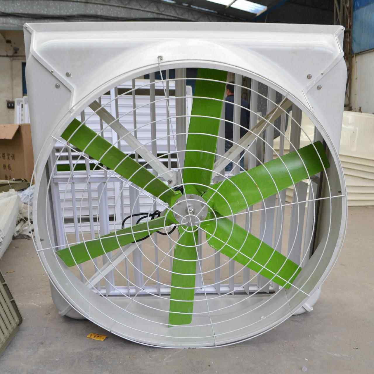 工业玻璃钢负压风机畜牧养殖换气扇大棚育雏降温排气扇玻璃钢风机