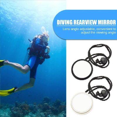 1-10pcs 360 Degree Rearview Mirror Diving Adjustable Mirror
